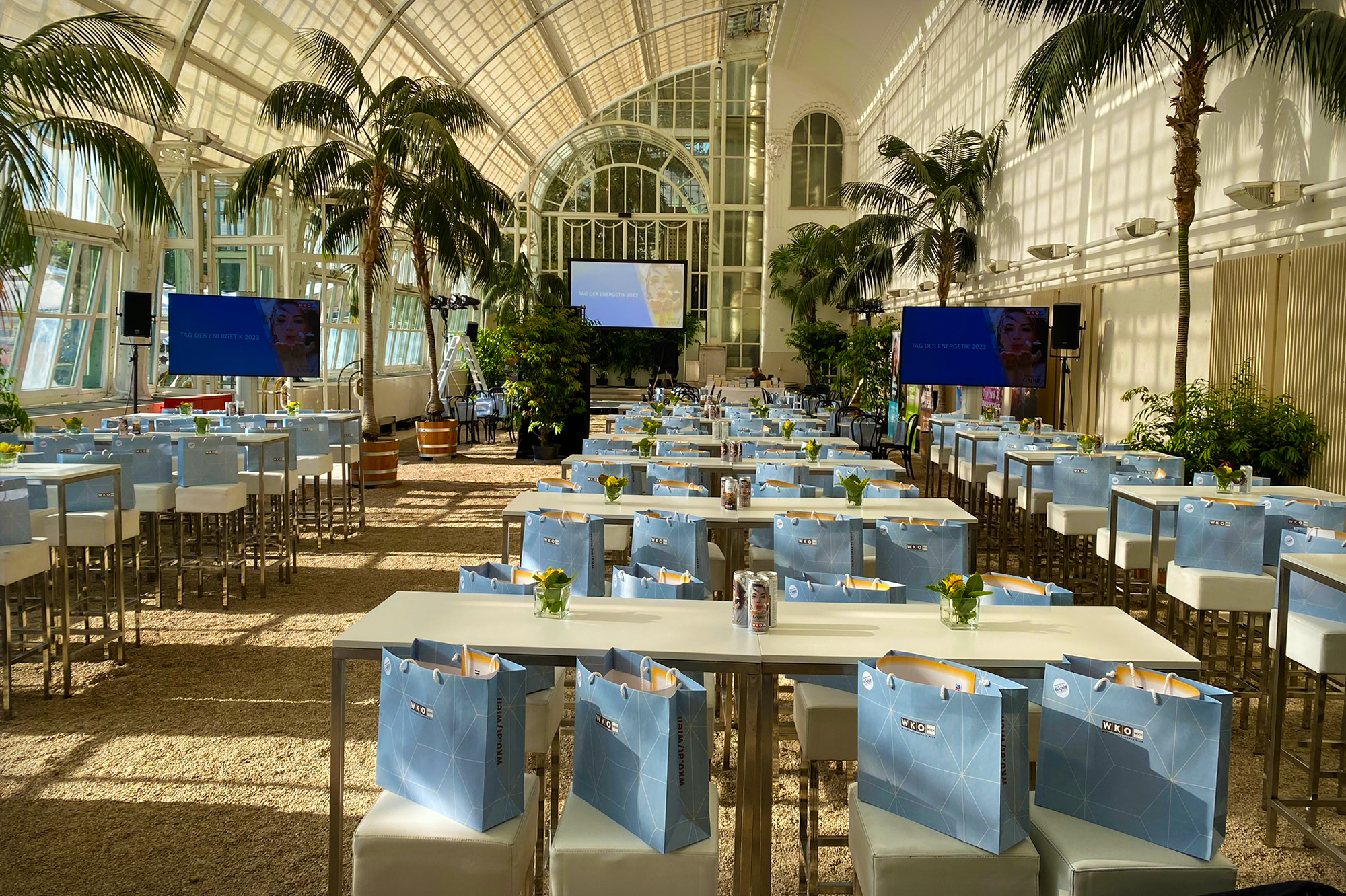 Werbe3 Event im Palmenhaus